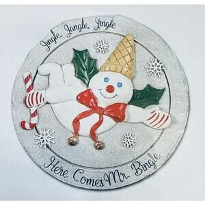 2025 flying Mr. Bingle 11.5” Stepping Stone Plaque Dillards